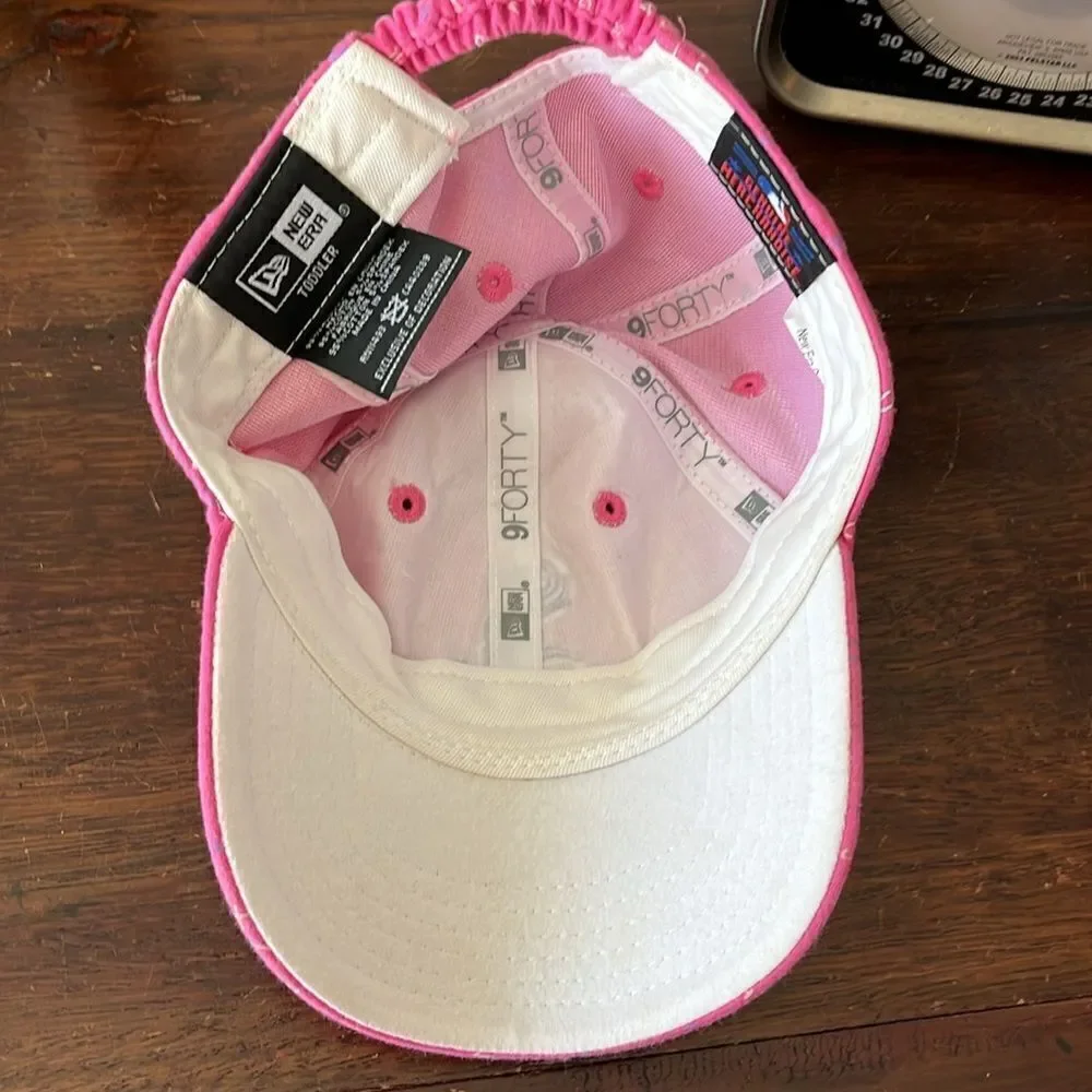Pink alphabet girls Chicago White Sox kids toddler fitted baseball cap hat